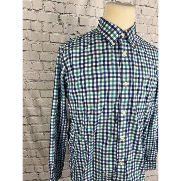 Orvis Nonstop Twill Active Fit Shirt Mens SZ Large Nylon Blue,White - Picture 4 of 9